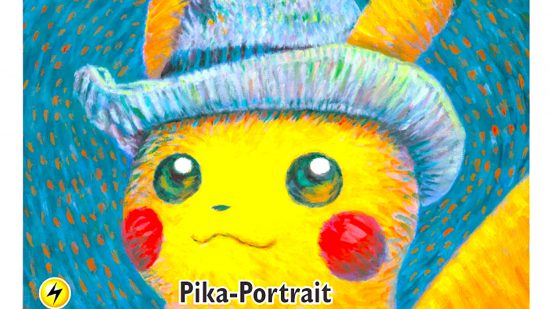 Pokemon TCG Pikachu van Gogh card art