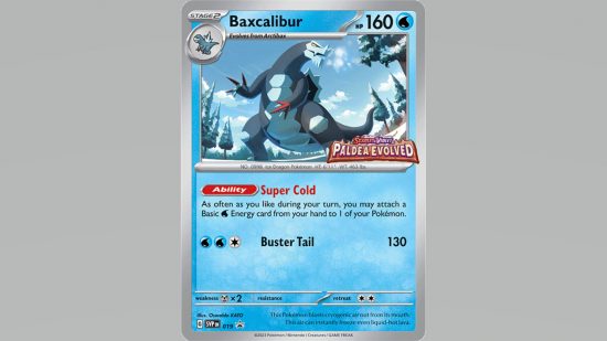 Pokemon TCG Baxcalibur card