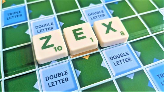 Scrabble strategy - the word 'zex' on a Scrabble board