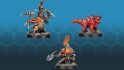 Warhammer Age of Sigmar Warcry warband Vulkyn Flameseekers - two red-haired dwarves and a cute dragon lizard cat thing