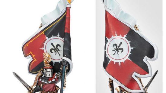 Warhammer the Old World Factions - Bretonnian Banner Bearer