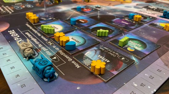 Wingspan creator's next board game Apiary - exploring space as a fleet of bees