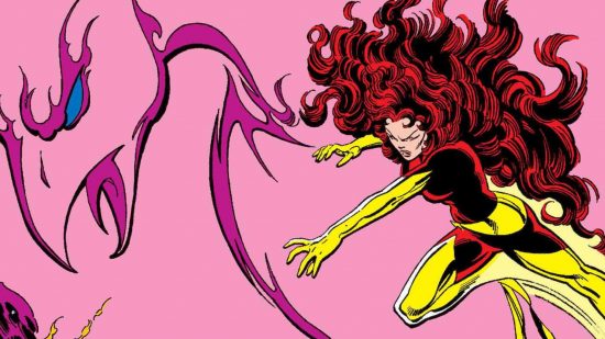Best Marvel Comics - Dark Phoenix using her cosmic powers.