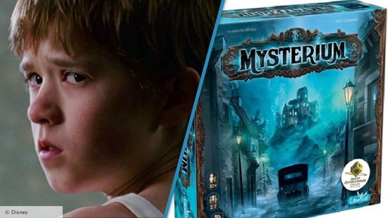 Haley Joel Osment in The Sixth Sense, and the board game Mysterium