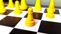 Chess strategies - photo of a white pawn