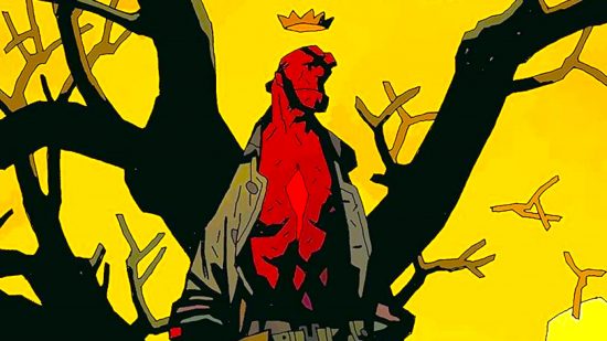 Art of Hellboy from one of the best Dark Horse comics