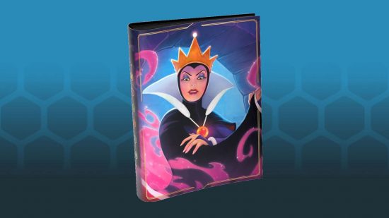 Disney Lorcana sets - The First Chapter binder, a ringbinder for cards with Maleficent art