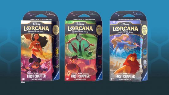 Disney Lorcana sets - The First Chapter starter decks