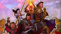 Wizards of the Coast art of a party of different DnD classes