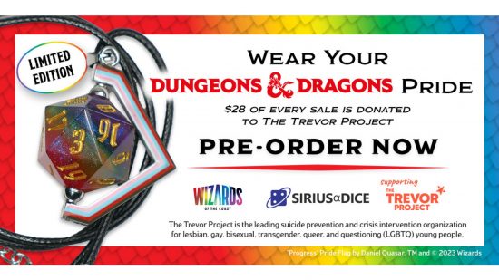 DnD Dice Holder LGBTQ ad from Wizards of the Coast