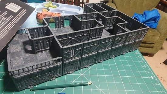 Scales and Ales Tavern DnD Inn kit , the first two floors constructed
