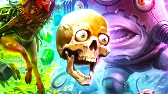 DnD Planescape 5e joke - Wizards of the Coast art of Morte the floating skull