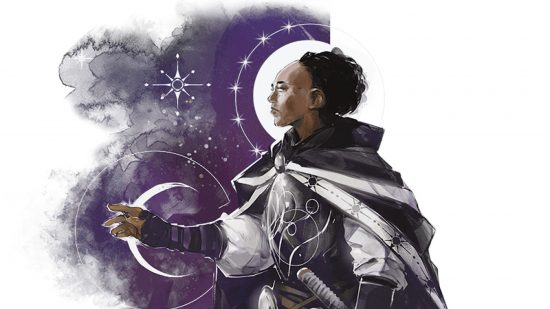 Wizards of the Coast art of a DnD Twilight Cleric 5e