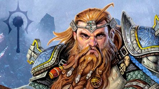 DnD Twilight Cleric 5e - Wizards of the Coast art of a Dwarf Cleric