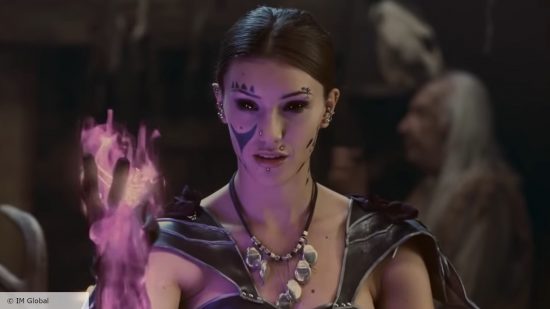 A Sorceress from Dungeons and Dragons movie, The Book of Vile Darkness