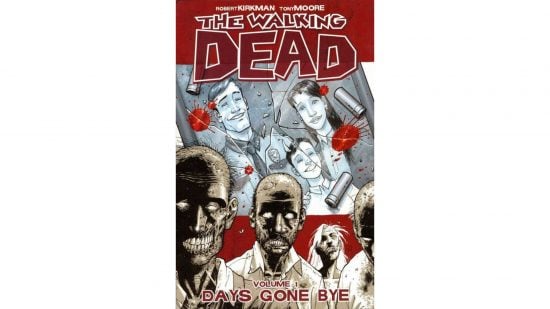 Horror comics - cover of The Walking Dead