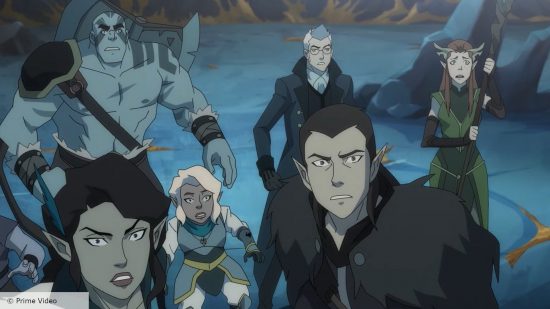 Legend of Vox Machina season 3 release date - Prime Video image of Vox Machina looking concerned
