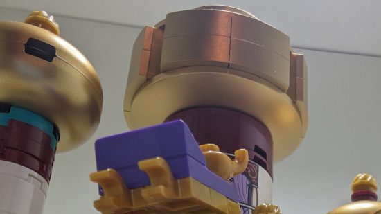 Lego Disney Princess Palace of Agrabah review image showing a dynamic shot of the towers and the flying carpet.