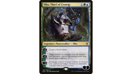 Best MTG cards - The MTG card Oko Thief of Crowns