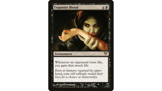 MTG card Exquisite Blood