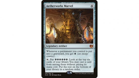 MTG card Aetherworks Marvel