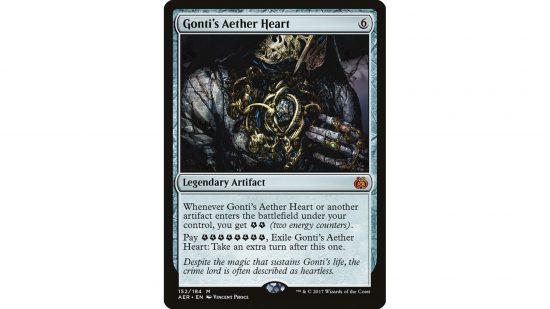 MTG card Gontis aether heart