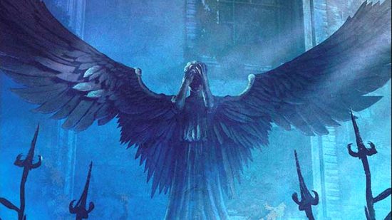 MTG Doctor Who new cards art of a weeping angel