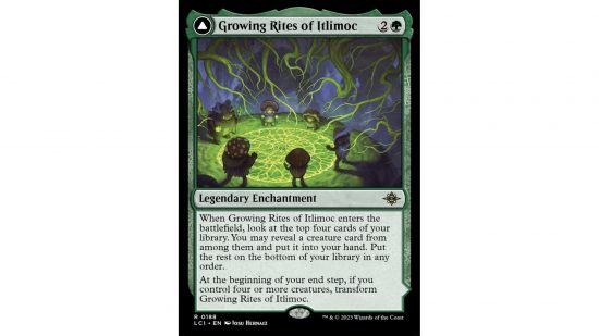 MTG Lost Caverns of Ixalan: The MTG card Growing Rites of Itlimoc