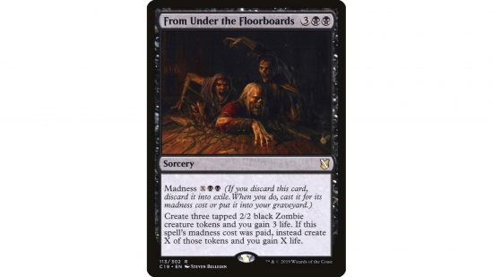 scary MTG cards - The creepy MTG card From Under the Floorboards