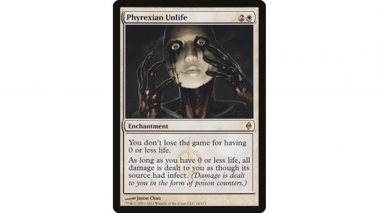 scary MTG cards - The creepy MTG card Phyrexian Unlife