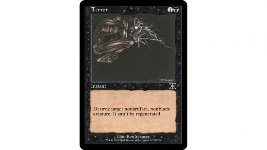scary MTG cards - The creepy MTG card Terror