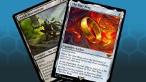 MTG cards, Orcish Bowmasters and The One Ring