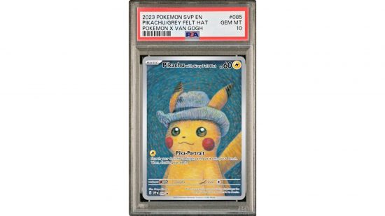 Pokemon Trading Card Game unique Van Gogh pikachu card