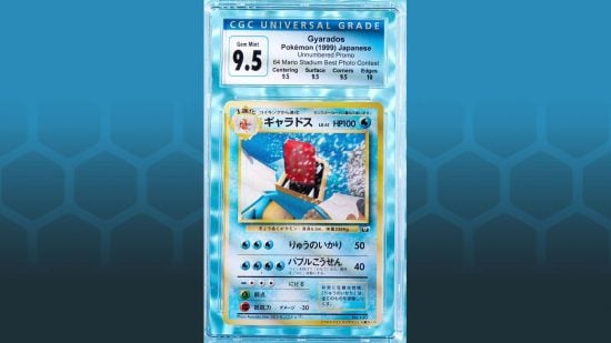 Gyarados Pokemon snap, one of the most expensive rare Pokemon cards