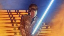 Star Wars Unlimited - Luke Skywalker holding a lightsaber