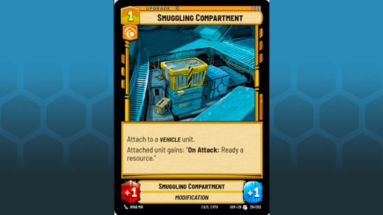 Star Wars Unlimited card, Smuggling Compartment
