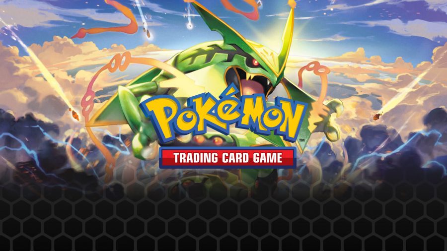 Pokemon Trading Card Game news, guides, and reviews - official Pokemon artwork showing the Pokemon Mega Rayquaza