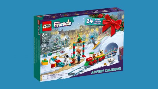 Best Lego Advent Calendars: Friends 2023. Image shows the boxed calendar.