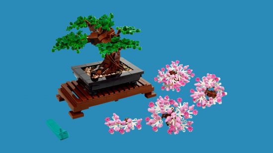 Best Lego flowers: a Lego Bonsai tree.