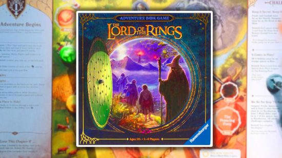 Lord of the Rings Adventure Book Game, one of the best Black Friday board games for families in 2023