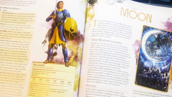 DnD Deck of Many Things review copy page spread