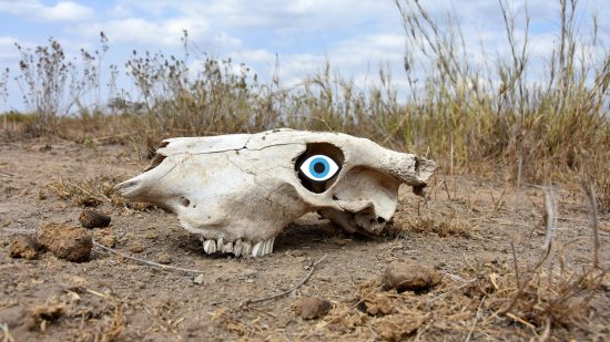 DnD monster - a skull with an eye