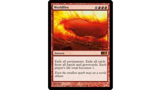 The MTG card Worldfire