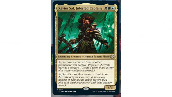 MTG lost caverns of ixalan cards Xavier Sal, Infested Captain