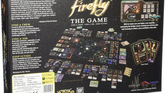 Movie board games - the board game Firefly the Game