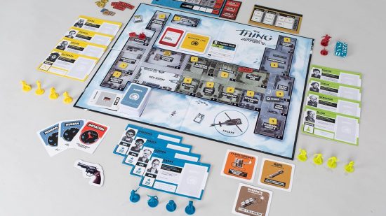 Movie board games - The Thing board game board