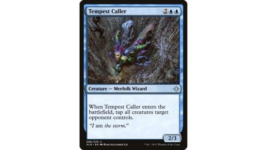 MTG Merfolk card Tempest Caller