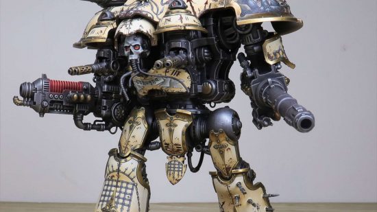 A model painted by pro Warhammer painting service Siege Studios - Imperial Knight