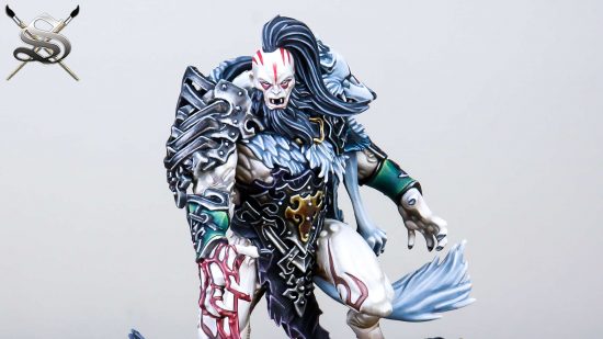 A model painted by pro Warhammer painting service Siege Studios - bestial werewolf Radukar the Beast