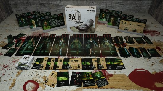 Saw board game packshot by Iconiq Studios